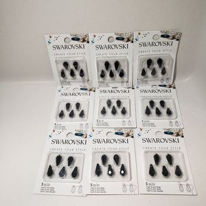 New 45 Swarovski crystal black beads crafting jewelry making supplies beading